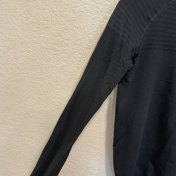 Lululemon Keep the Heat Half Zip Wool Blend Baselayer Size 8 Black - Picture 5 of 7